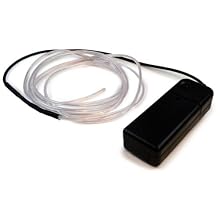 Fortune Products ELFW-5-2W Electroluminescent Flash Wire, 5mm Diameter x 2 yd Length, White