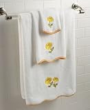 Review Martha Stewart  / Martha Stewart Collection Sunflower Fields Towels, Wash 13x13