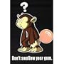 (16x20) Monkey Chewing Gum (Don't Swallow Your Gum) Art Poster Print