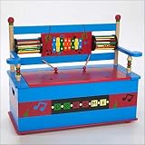 Levels of Discovery Musical Toy Box Bench