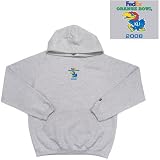 Kansas Jayhawks NCAA 2008 Orange Bowl Goalie Pullover Hooded Sweatshirt (Heather)