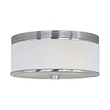ET2 Lighting E95102-102SN 3 Light Elements Fluorescent Flush