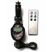 In Car 4-in-1 Mp3 Wireless Modulator/fm Transmitter for Sd Card, USB Pen (Flash) Drive and Mp3 Players (Like Ipod). Black with Remote Control.
