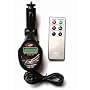In Car 4-in-1 Mp3 Wireless Modulator/fm Transmitter for Sd Card, USB Pen (Flash) Drive and Mp3 Players (Like Ipod). Black with Remote Control.