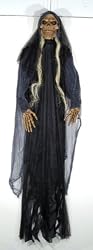 8 Foot Skull Prop with LED Eyes