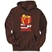 Hoodie Mens Brown 