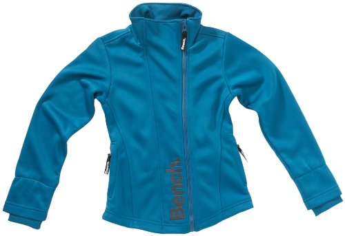 Bench Kinder Trikotjacke FUNNEL NECK, celestial, 164, BGEK0305_BL138
