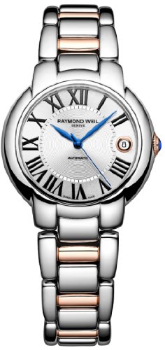 Raymond Weil Jasmine Automatic Silver Dial Two-Tone Stainless Steel Ladies Watch 2935-S5-00659