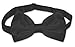Men's Dress Vest & BowTie Solid BLACK Color Bow Tie Set for Suit or Tuxedo