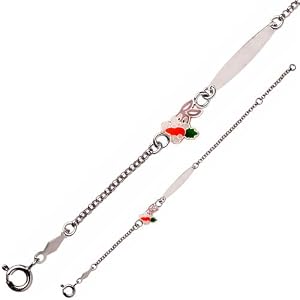 Looney Tunes Sterling Silver Bugs Bunny Bracelet