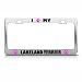 Lakeland Terrier Paw Love Pet Dog Metal License Plate Frame Tag Holder