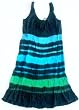 Raya Sun Crinkle Tie Dyed Dress/Cover Up in 3 Combinations. Cotton/Rayon in Missy sizes S-XL