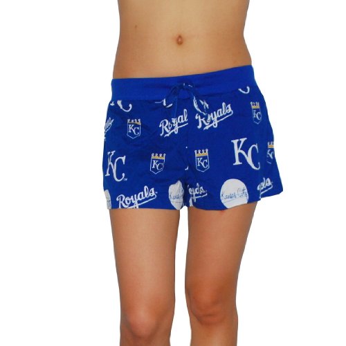 Womens Sideline MLB Kansas City Royals Athletic Sleep Short Pajama Pant / Boxer Short (Size: S)