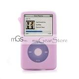 Apple iPod Video & NEW Classic Silicone Case for 30GB, 60GB, 80GB Video and NEW 80GB & 160GB Classic - 10 Colors w/Lanyard (80GB Classic, Purple)