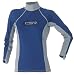 CSR Men's Rash Vest - Long Sleeve (Small 34-36 Chest) Blue