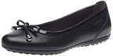 Geox Women's Wpiumaballer11 Ballerina Flat,Black,38 EU/8 M US
