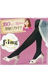 (エフィング)f-ing 180D厚地リブタイツ 180デニール 厚手 パンティストッキング 佐々木希