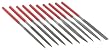 Steelex D2868 Needle Nose File Set, 10-Piece