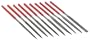 Steelex D2868 Needle Nose File Set, 10-Piece