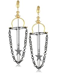 Azaara "Paris" Chandelier Star Drop Earrings