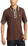 Original Penguin Men's The Earl Short Sleeve Polo, Wood, Large