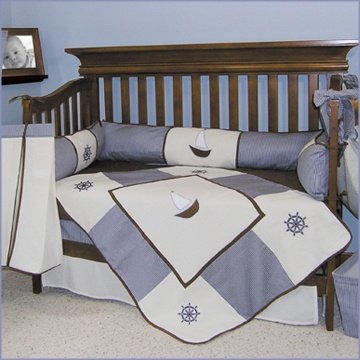 Yacht Club Baby Crib Bedding Set