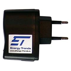 USB Netzteil Ladeger�t f�r die Steckdose f�r Solarladeger�t ET-1 und Solarlader ET-3000 (offizielles Zubeh�r), schwarz, 100-240 V AC, 500mA