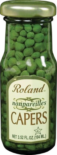 Roland Nonpareille Capers, 3.52-Ounce Jars (Pack of 12)
