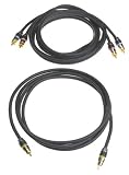 Monster Cable MV2AV25-2M Monster Video 2/Interlink 250 A/V Connection Kit (RCA) 2 m. Set (6.56 Feet)