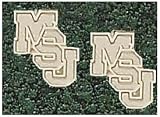 LogoArt Mississippi State Bulldogs 10K Team Font 3/8 Post Earrings
