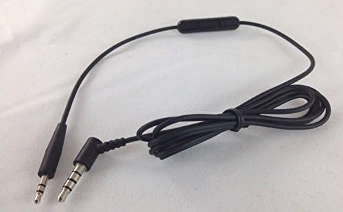 Inline Remote and Microphone Cable for Bose OE2 OE2i, SoundTrue Around-Ear, SoundTrue On-Ear, QC25 Headphones and iPhone