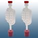 Home Brew & Wine making - Pack Of 2 x Bubbler Airlocks To Fit Demi-john Including Bungs