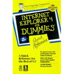 Internet Explorer 4 for Windows for Dummies Quick Reference