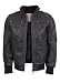 NYC Specials Lederjacke, Stehkragen und B&uuml;ndchen