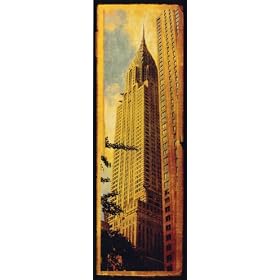Chrysler Building (Drawing) Art Poster Print - 12" X 36"