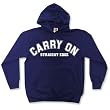 CARRY ON - Straight Edge - Blue Hoodie
