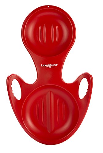 Lucky Bums Plastic Torpedo Sled, Red