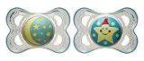 MAM 523311 - Mini Ulti Night, Silikon, 0-7 Monate, Schnuller, fuer Jungen, Doppelpack, farblich sortiert