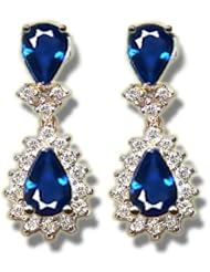 .48 ct-1.50ct Sapphire & Diamond Earring
