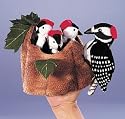Woodpecker Family Puppet [Toy]