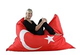 Kinzler K-11290/399 Outdoor Riesensitzsack Flagge ""T&uuml;rkei"" 140 x 200 cm, bunt