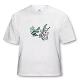 TNMGraphics Animals - Graceful Green Bird With Hearts in Her Tail - T-Shirts