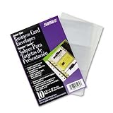 Business Card Pages for 7-1/3 x 6 Binder, 6 Cards/Page, 10 Pages/Set SAM81079