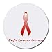 Marfan Syndrome Awareness Ribbon Round Mouse Pad