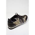 Gucci Shoes Beige GG and Brown Leather Men 202744 (Size 9.5)