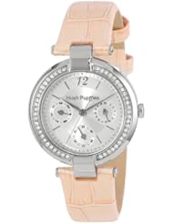 Hush Puppies Womens HP.7090L00.2522 Swarovski Crystal-Accented Stainless Steel Watch