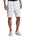 Haggar Men's Cool 18 Straight Fit Expandable Waist Short Flat Front Shorts, Modern Bright Green, 40