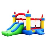 Bounceland Mega Castle Bounce House Bouncer - Green/ Blue/ Yellow/ Red