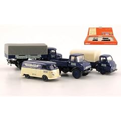 VW + Hanomag + Mercedes Spedition Dachser, MCW Sonderset 2, lim.Auf. 1.000, Modellauto, Fertigmodell, Schuco/MCW 1:87