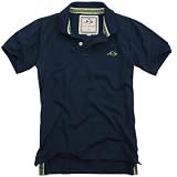 COX SWAIN Vintage POLO SHIRT- Athletic Fit | Blue | Gr. XL